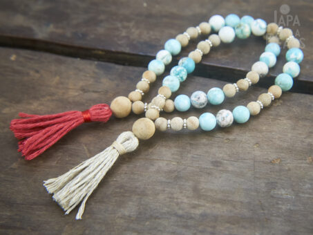 Magnesite Silkwood wrist malas