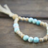 Magnesite Silkwood bracelet mala