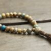 Picture Jasper and Magnesite Mala