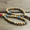 Picture Jasper and Magnesite Mala