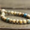 Picture Jasper and Magnesite Mala