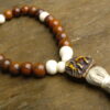 Poppy Jasper and Bone Mala
