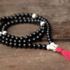 Black Onyx and Bone Full Mala
